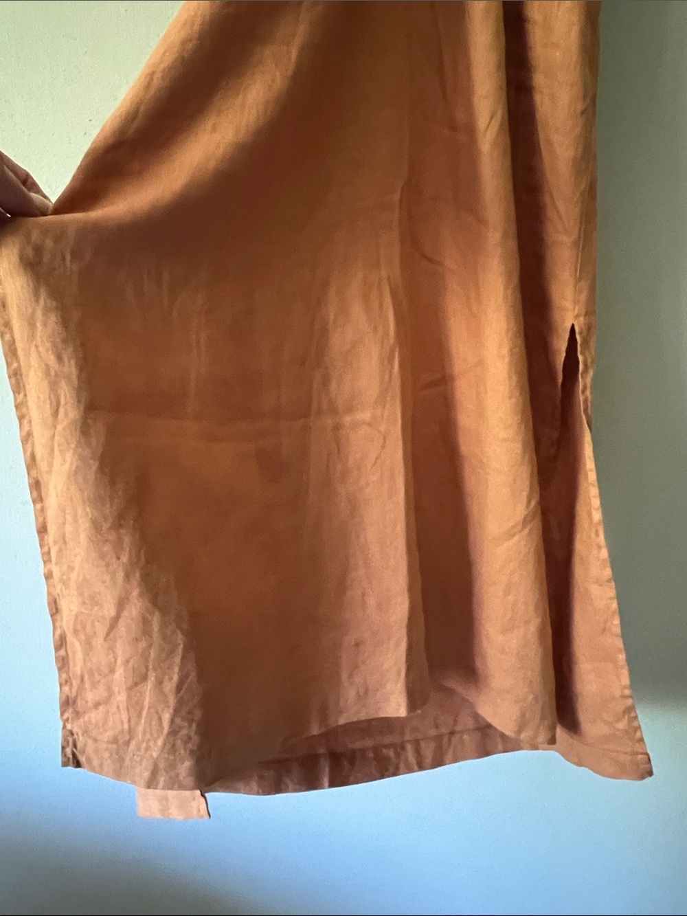 ANTHROPOLOGIE Cloth and Stone linen halter midi dress - Picture 5 of 6